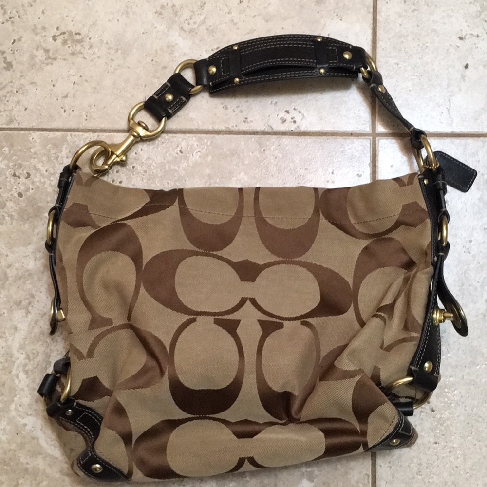 AUTHENTIC COACH BAG / LARGE SHOULDER TOTE BAG